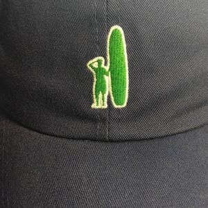 Johnnie-O Baseball Cap Adjustable Navy Blue and Green logo